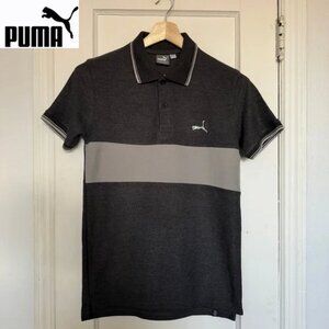 Puma Men’s Slim Fit Polo | Size S | Color Gray